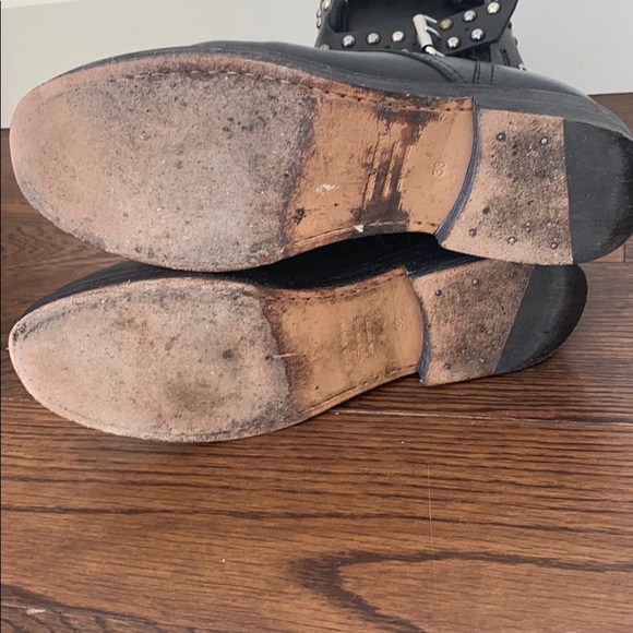 Isabel Marant studded combat boots size 38 - Picture 6 of 8